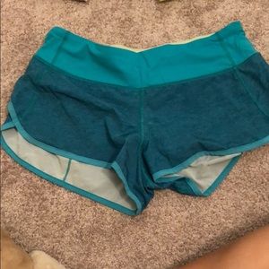 Lululemon speed shorts 4 way stretch